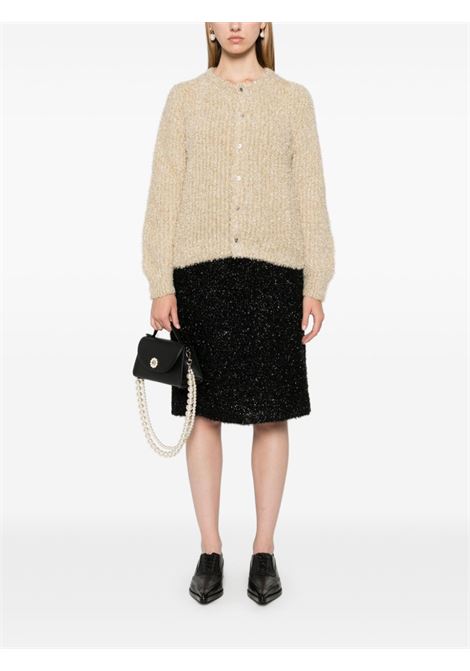 Cardigan lamé in oro Comme des garcons - donna COMME DES GARCONS COMME DES GARCONS | RNN5071